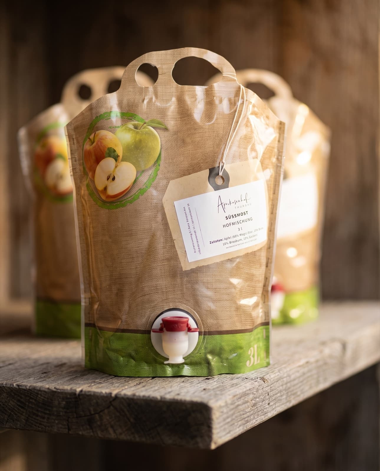 Süssmost — Süssmost aus eigenen Äpfeln, Aprikosenhof Thurgau